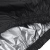 vidaXL Motorcycle Cover Black 116.1"x43.3"x55.1" 210D Oxford