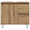 vidaXL Bathroom Sink Cabinet Artisan Oak 25.6x13.0x23.6" Engineered Wood