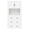 vidaXL Highboard White Engineered wood Highboard Rectangular