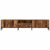 vidaXL TV Cabinet Old wood Engineered wood, metal Medium Adjustable Feet