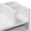 vidaXL Desk Organiser Concrete Grey 17.5x9.4x9.8" Engineered Wood
