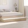vidaXL Bed Drawers Sonoma Oak 78.74 x 14.37 x 6.50 in Engineered Wood