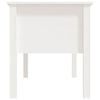vidaXL Coffee Table White Solid Pine Wood Medium Coffee Table