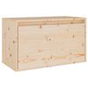 vidaXL TV Cabinet Set of 3 Natural Pine Solid Pinewood Floating Cabinet