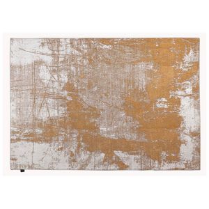 Dutch Lifestyle Rug Mustard Polyester and cotton 82.7 x 62.9 in Modern