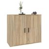vidaXL Sideboard Sonoma oak Engineered wood Medium Sideboard