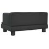 vidaXL Kids Sofa Black Faux leather, solid pine wood, foam Mini Durable