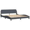 vidaXL Bed Frame Dark Grey