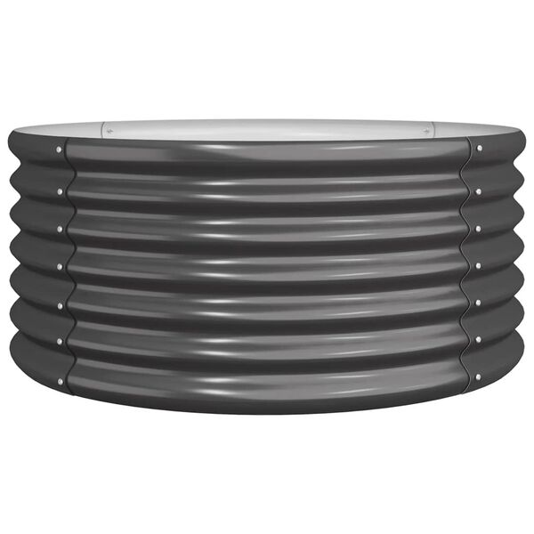 vidaXL Garden Planter Anthracite Powder-coated steel