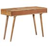vidaXL Dressing Table Natural Mango Wood Solid Mango Wood, Engineered Wood