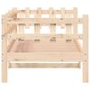 vidaXL Day Bed Natural Pine Solid Pine Wood 31.5 x 79 in.