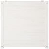 vidaXL Garden Planter White Solid pinewood 27.6 in Durable