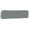 vidaXL Headboard Cushion Light grey 100% polyester Oversized