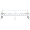 vidaXL Day Bed White Solid Pinewood 35.4x78.7in