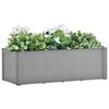 vidaXL Raised Bed Stone grey Polypropylene (PP) Large