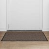 vidaXL Doormat Brown Polypropylene and PVC 23.6 x 35.4 in Rectangular