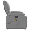 vidaXL Stand Up Massage Recliner Chair Light Gray