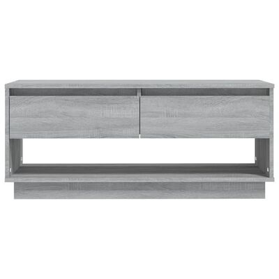 vidaXL TV Cabinet Gray Sonoma 40.2"x16.1"x17.3" Engineered Wood