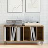 vidaXL Record Cabinet with Shelf Artisan oak 39.37 x 14.96 x 18.90 in