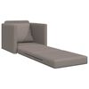 vidaXL Sofa Bed Taupe 29.13 x 30.31 x 31.89 in Fabric