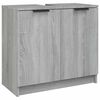vidaXL Bathroom Cabinet Grey Sonoma Engineered wood Medium