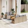 vidaXL Garden Sofa Set Beige