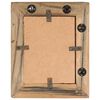vidaXL Photo Frame Set of 2 Varied wood shades