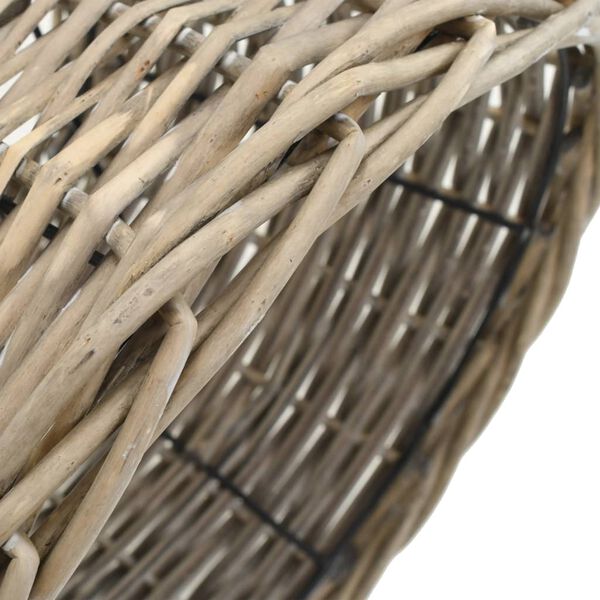 vidaXL Lamp Shade Wicker 15"x9.1" Natural