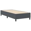 vidaXL Platform Bed Frame Dark Grey 35.43 x 78.74 in Fabric