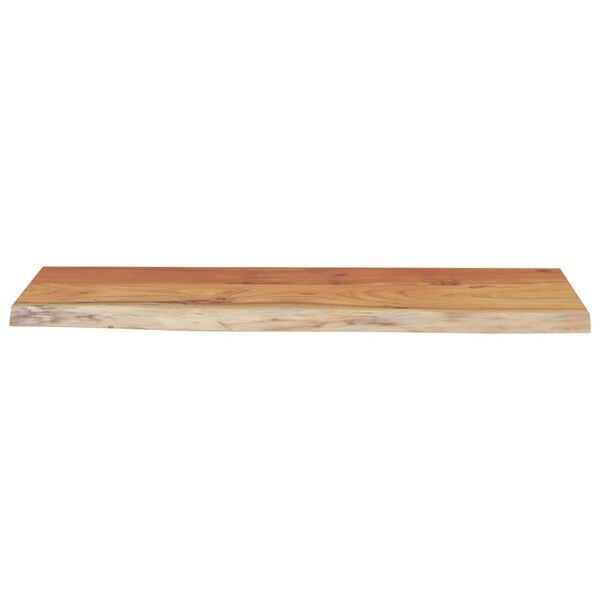 vidaXL Wall Shelf Natural wood Solid acacia wood 19.7 x 7.9 x 1.5 in