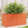 vidaXL Garden Planter Wax Brown Solid Pine Wood Large Garden Planter