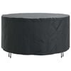 vidaXL Outdoor Furniture Cover Black 182 x 182 x 85 cm 420D fabric