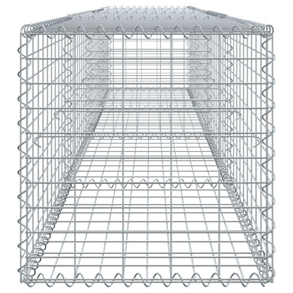 vidaXL Gabion Basket Silver Galvanized Iron Large Heavy Weight Endurance