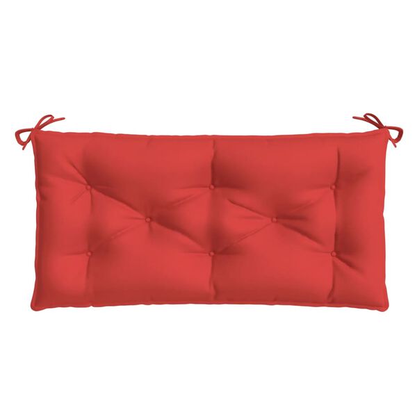 vidaXL Garden Bench Cushion Red Oxford fabric (100% polyester) Standard