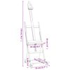 vidaXL Easel Stand 21.7x21.1x70.1" Solid Beech Wood