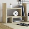vidaXL Desk Organiser Sonoma Oak 15.2x6.7x15.4" Engineered wood