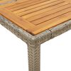 vidaXL Garden Table Set of 4 Grey
