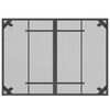 vidaXL Garden Dining Set Anthracite Metal Mesh Large Foldable