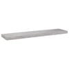 vidaXL Wall Shelf Set of 2 Concrete grey Honeycomb MDF, metal 35.4 in