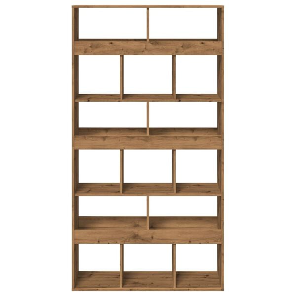 vidaXL Room Divider Artisian Oak 39.4x13.0x73.8" Engineered Wood