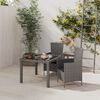 vidaXL Outdoor Dining Set Grey