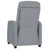 vidaXL Massage Chair Light grey Fabric (100% polyester), plywood, iron