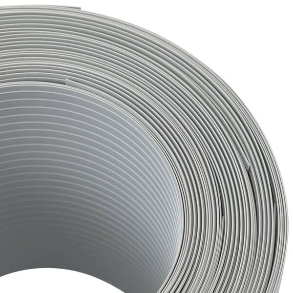 vidaXL Patio Privacy Screens 10 pcs Light Grey 99.4x7.5" PVC