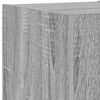 vidaXL TV Wall Cabinet Set of 2 Grey sonoma Engineered wood Medium