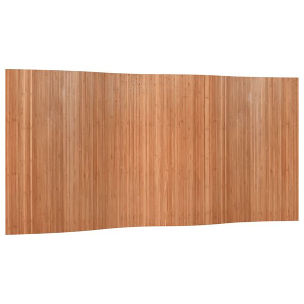vidaXL Room Divider Natural Width 157.5" Height 65.0" Bamboo