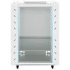 vidaXL 15U Network Cabinet with Swivel Feet 19" IP20 23.6"x17.7"x33.9"