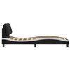 vidaXL Bed Frame Black and White