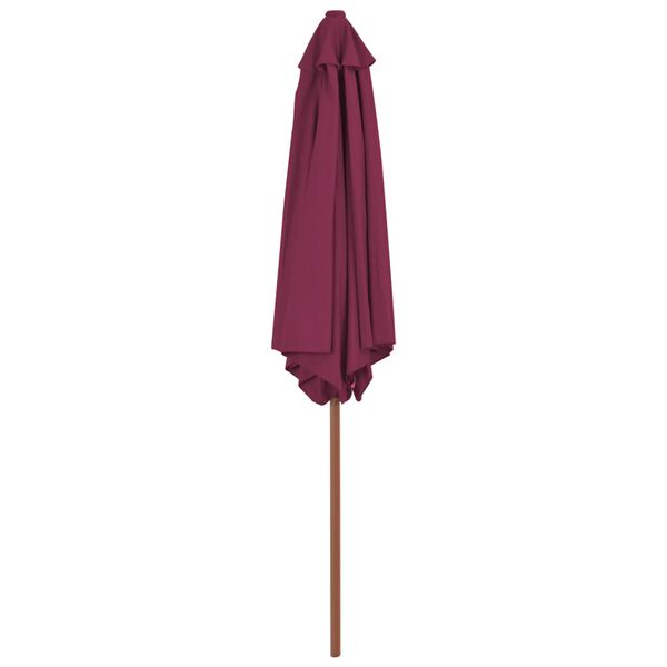 vidaXL Garden Parasol Bordeaux red