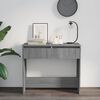 vidaXL Console Table Grey Sonoma Engineered Wood Medium Storage