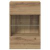 vidaXL TV Wall Cabinet Set of 2 Artisan oak Engineered wood
